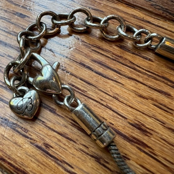 Brighton Andorra Necklace Graduated Slide 16” 18” Scroll Bar Bib Collar Silver - Picture 3 of 8